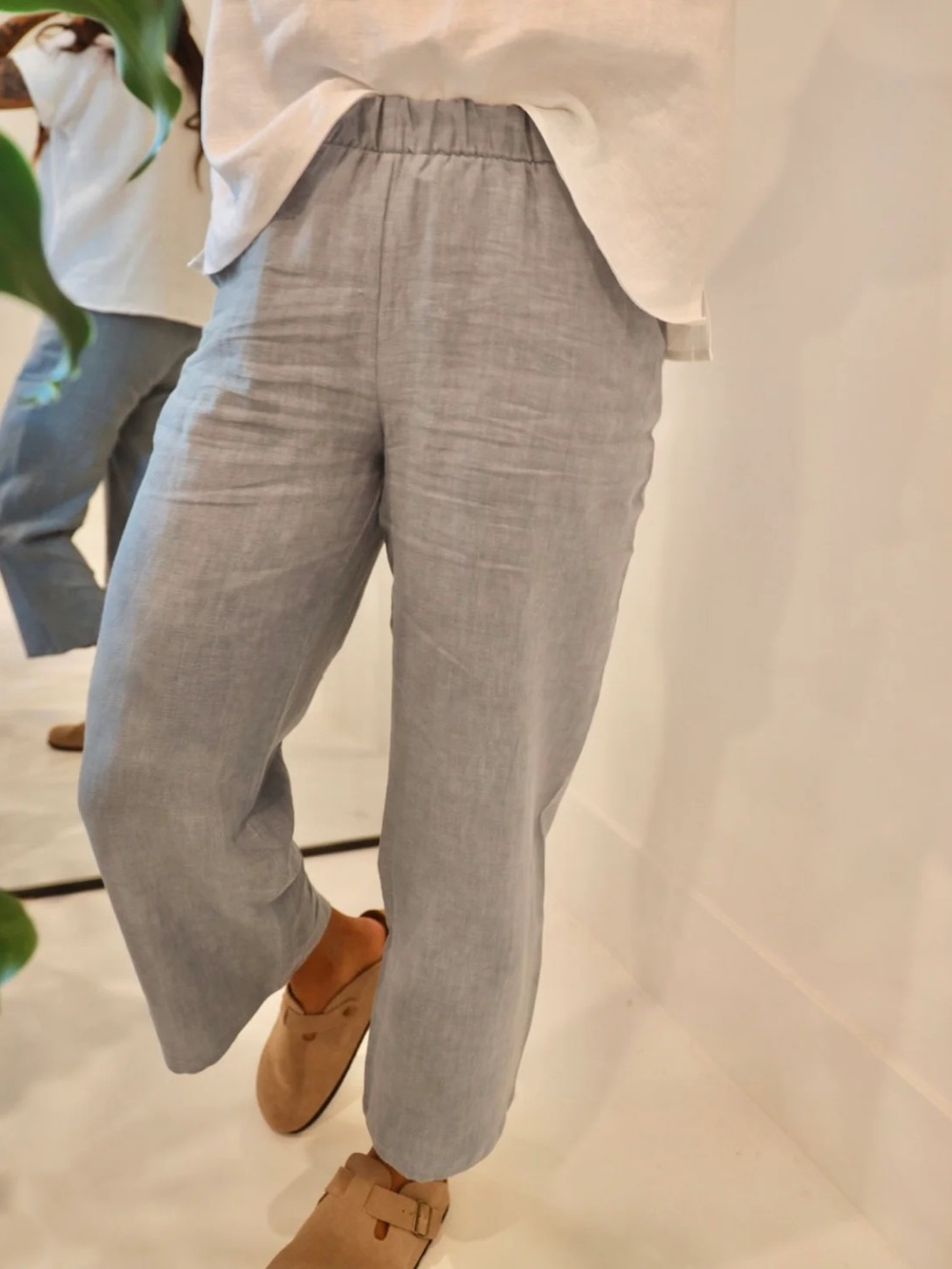 🇨🇦 Uniform Handmade Pedal Pusher linen pants